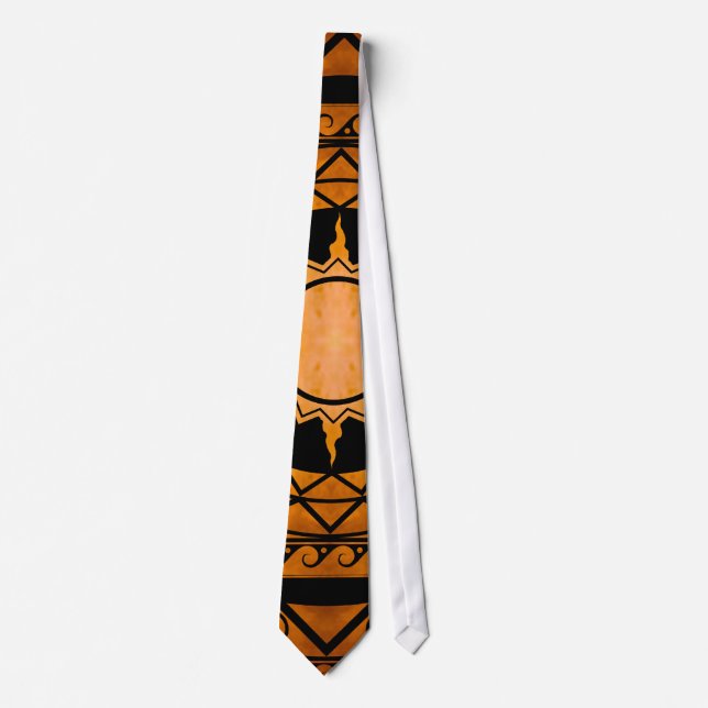 Atlantean Crafts Copper on Black Tie (Front)