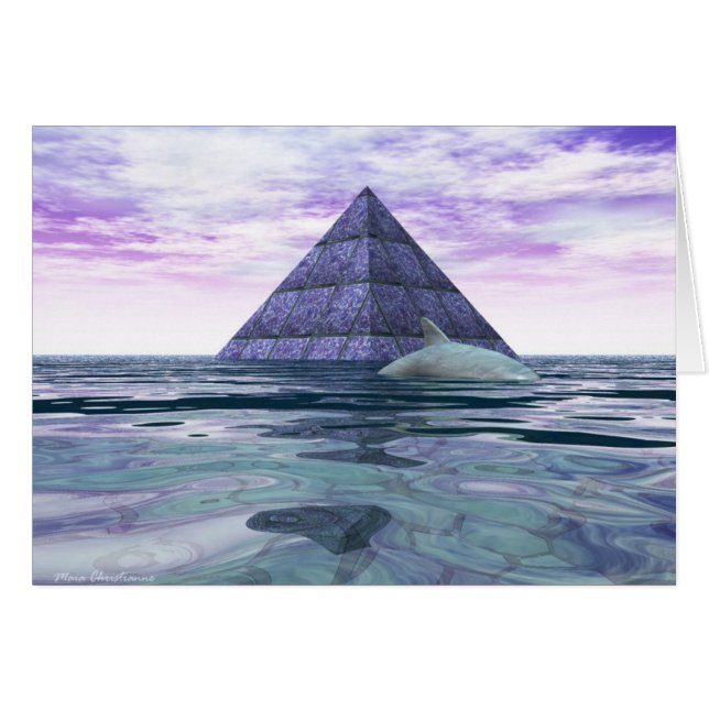 Atlantean Dolphin Temple (Front Horizontal)