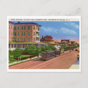 Atlantic Ave., Wildwood by the Sea NJ Vintage Postcard