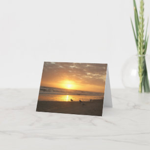 Atlantic Beach, NC, Sunset Card