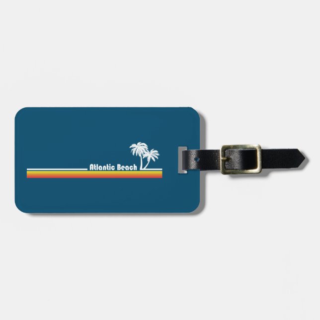 Atlantic Beach North Carolina Luggage Tag (Front Horizontal)