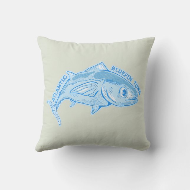 Atlantic bluefin tuna cushion (Back)