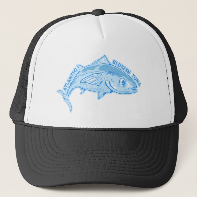Atlantic bluefin tuna trucker hat (Front)