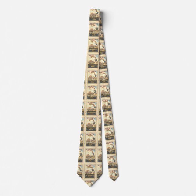 Atlantic City 1920s Vintage Flapper Tie (Front)