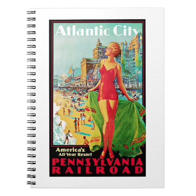 Atlantic City ~ America's All Year Playground Notebook (Front)