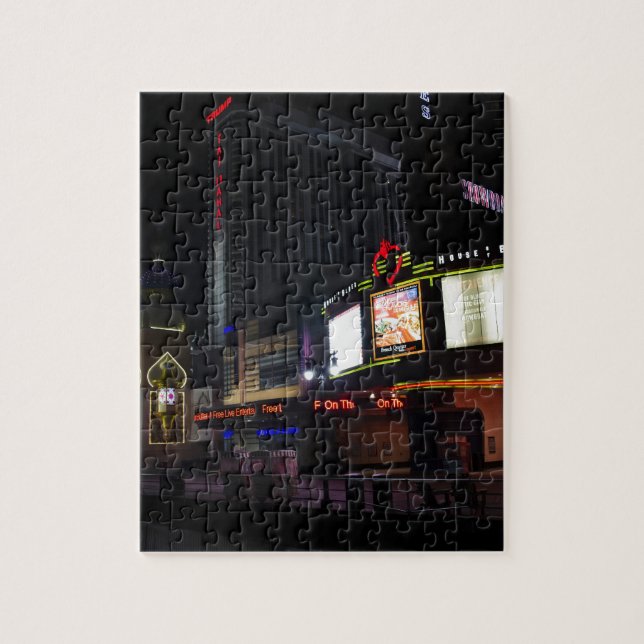 Atlantic City at Night Jigsaw Puzzle (Vertical)