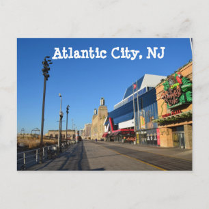 Atlantic City Boardwalk Postcard