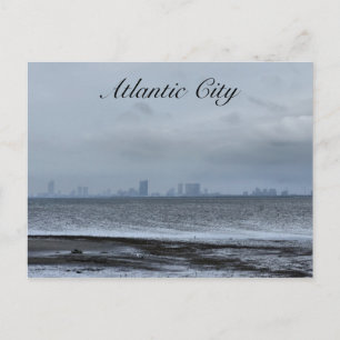 Atlantic City from Afar Postcard