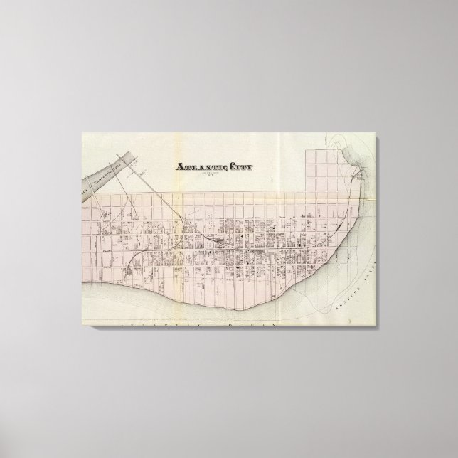 Atlantic City, New Jersey Canvas Print (Front)