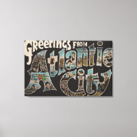 Atlantic City, New Jersey - Large Letter Scenes 3