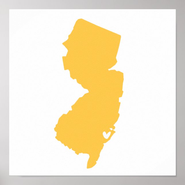 Atlantic City, New Jersey Love Poster (Front)