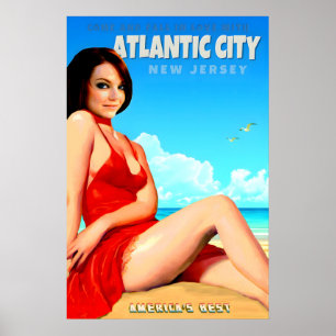 Atlantic City New Jersey Shore America's Best Poster