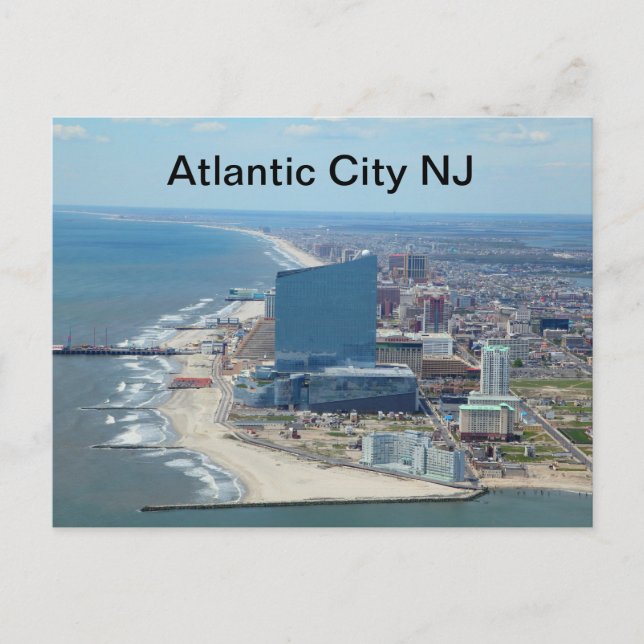 Atlantic City NJ North End Post Card (Front)