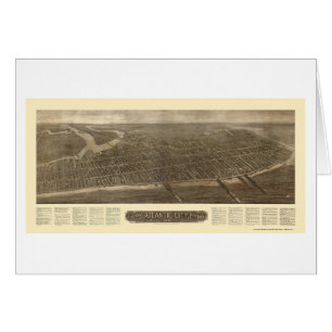 Atlantic City, NJ Panoramic Map - 1910