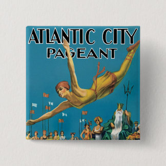 Atlantic City Pageant 15 Cm Square Badge