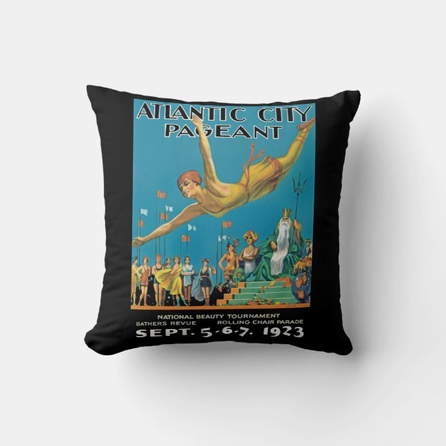 Atlantic City Pageant Cushion (Front)