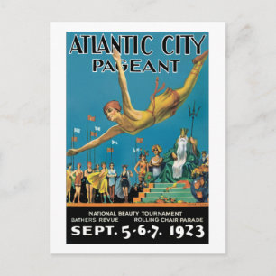 Atlantic City Pageant Postcard