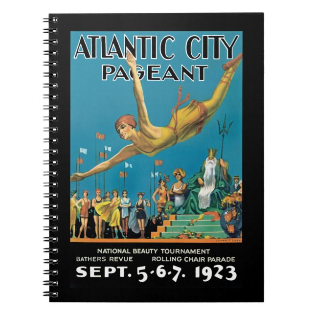 Atlantic City Pageant Spiral Notebook (Front)
