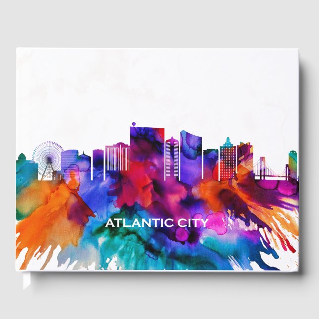 Atlantic City Skyline Guest Book (Front)