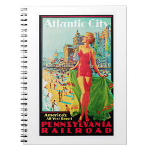 Atlantic City Spiral Notebook