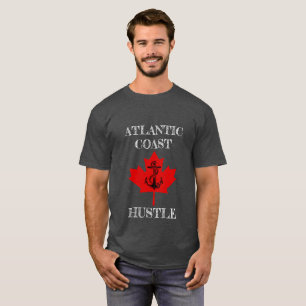 Atlantic Coast Hustle Canada Lighthouse Route T-Sh T-Shirt
