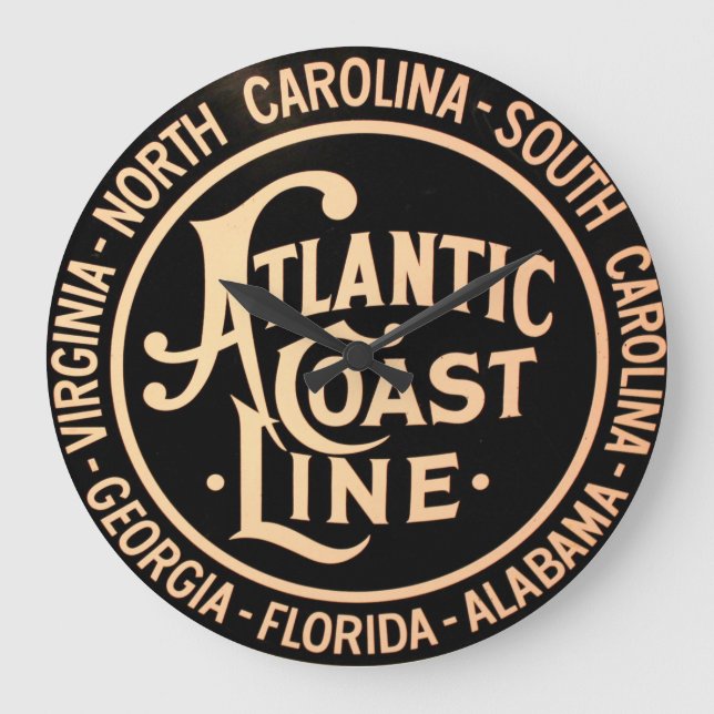 Atlantic Coast Line Clock (Front)