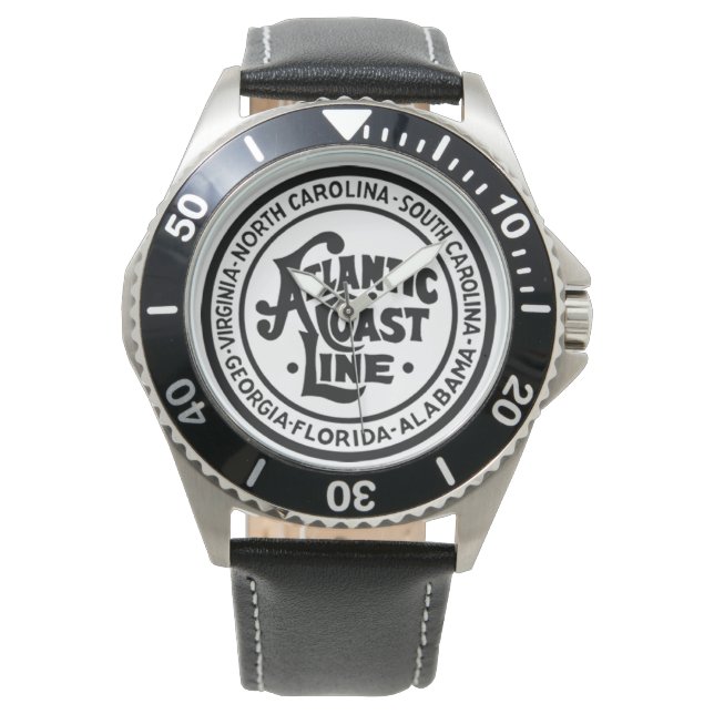Atlantic Coast Line Railroad Logo Watch (Front)