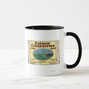 Atlantic Eatmor Cranberries Brand Label Mug
