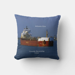 Atlantic Erie square pillow