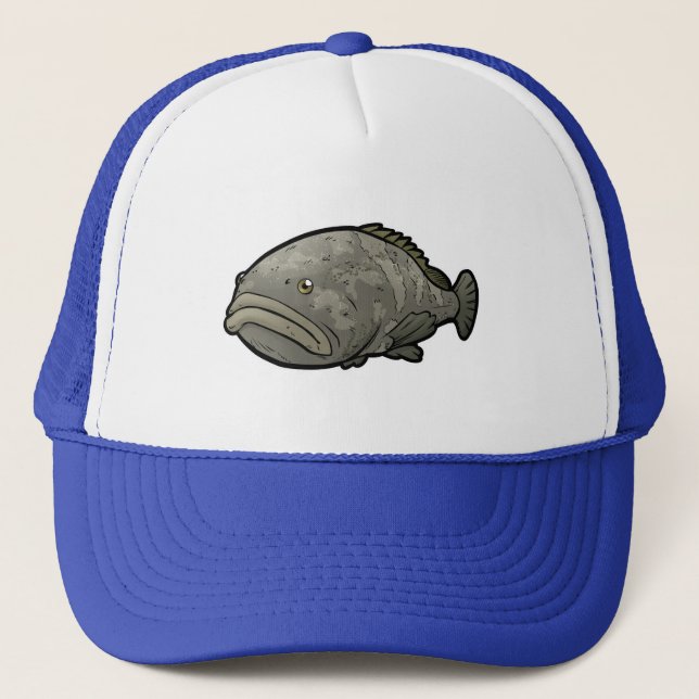 Atlantic Goliath Grouper Trucker Hat (Front)