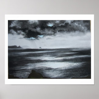 "Atlantic Light"  Black and white print