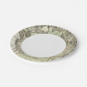 Atlantic Ocean 3 Paper Plate
