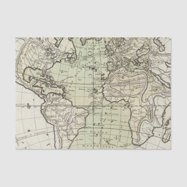 Atlantic Ocean 3 Tissue Paper (Front)