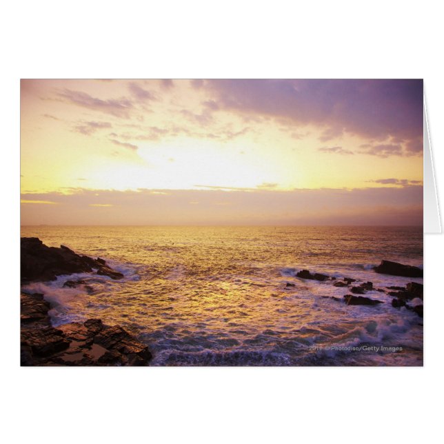 Atlantic Ocean at sunrise, view from Portland (Front Horizontal)