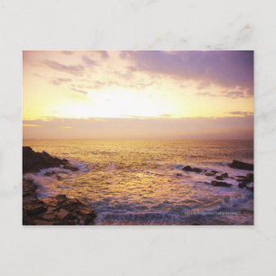 Atlantic Ocean at sunrise, view from Portland Postcard