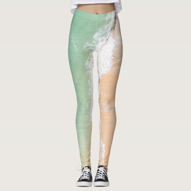 Atlantic Ocean Bliss #1 #wall #art  Leggings (Front)