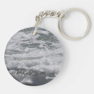 Atlantic Ocean double sided key chain