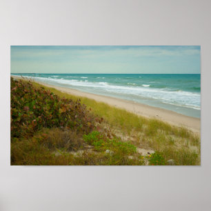 Atlantic Ocean Florida Beach Poster