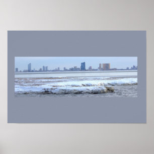 Atlantic Ocean Frozen Poster
