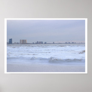 Atlantic Ocean Frozen Poster