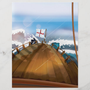Atlantic Ocean Storm Ship
