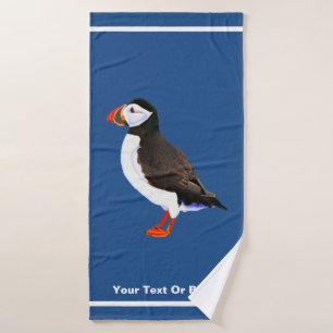 Atlantic Puffin Bath Towel Set