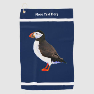 Atlantic Puffin Golf Towel