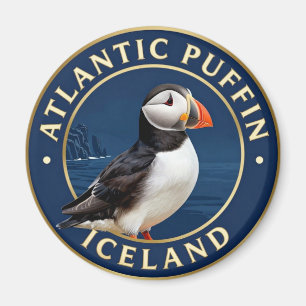 🐧 Atlantic Puffin Iceland Wildlife Magnet