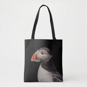 Atlantic Puffin in Machias, Maine Tote Bag