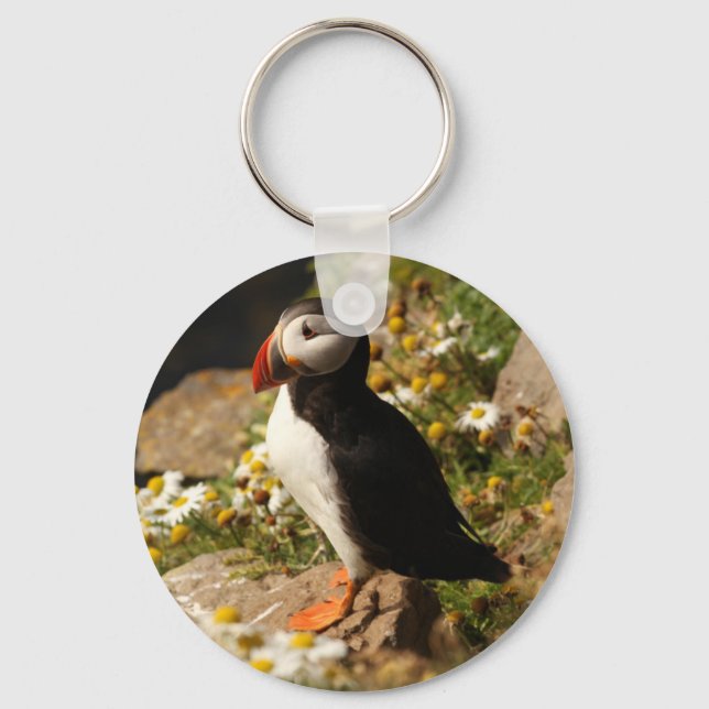 Atlantic Puffin Key Ring (Front)