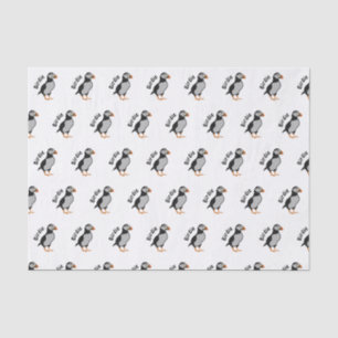 Atlantic Puffin Standing The Good Luck Birdie Tissue Paper