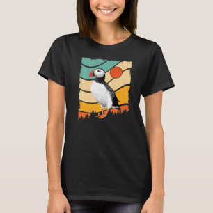 Atlantic Puffin Vintage Retro Style Ocean Sea Bird T-Shirt