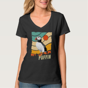 Atlantic Puffin Vintage Retro Style Ocean Sea Bird T-Shirt