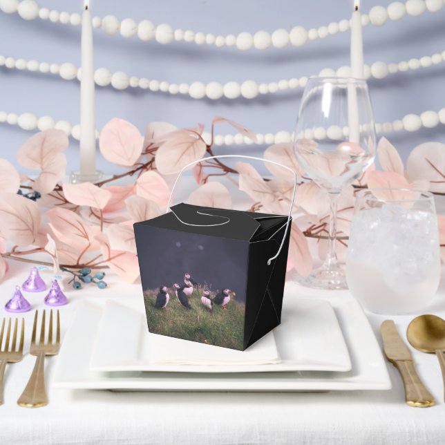 Atlantic Puffins  Favour Box (Wedding)